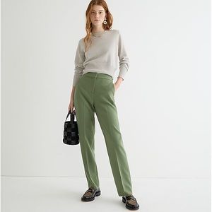 J.Crew Kate army green straight-leg pant  SIZE 12 NWT never worn